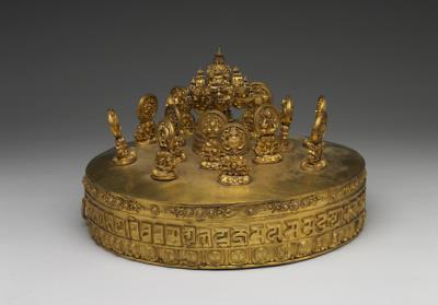 图片[3]-Gilt Mandala, made by Qing court, 18th-19th century, Qing dynasty-China Archive